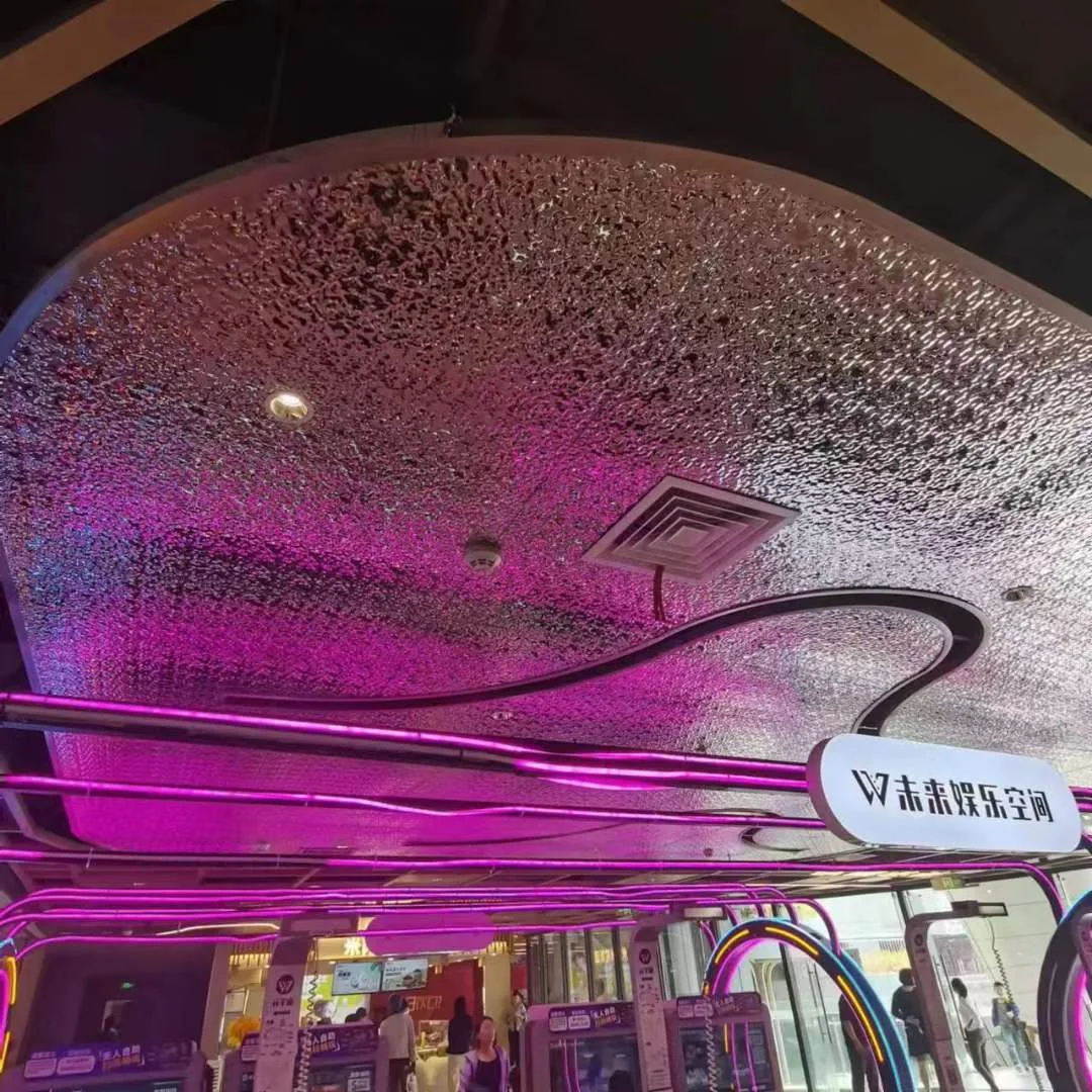 3D水波纹吊顶实景效果