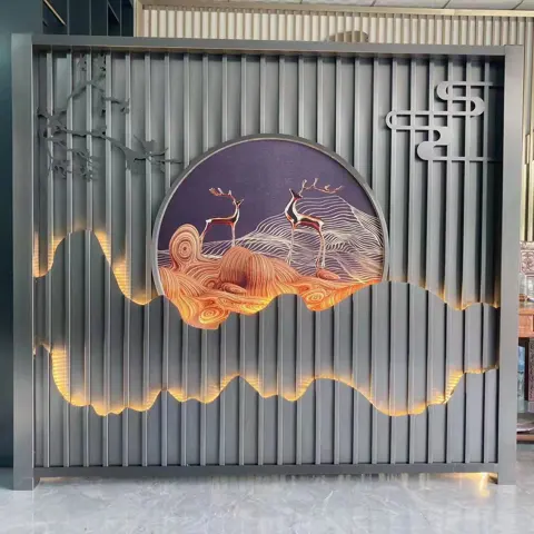 屏风隔断与装饰造型