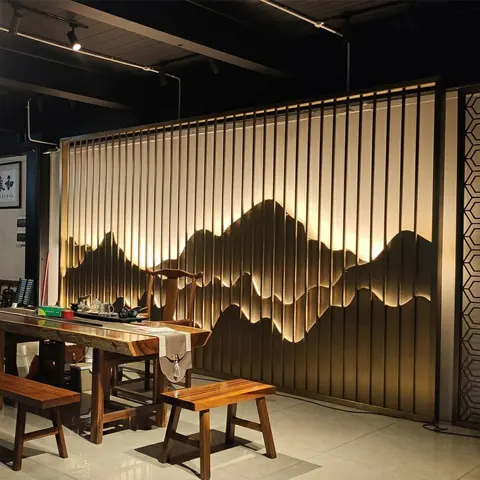 屏风隔断与装饰造型