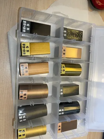 彩色管材样板